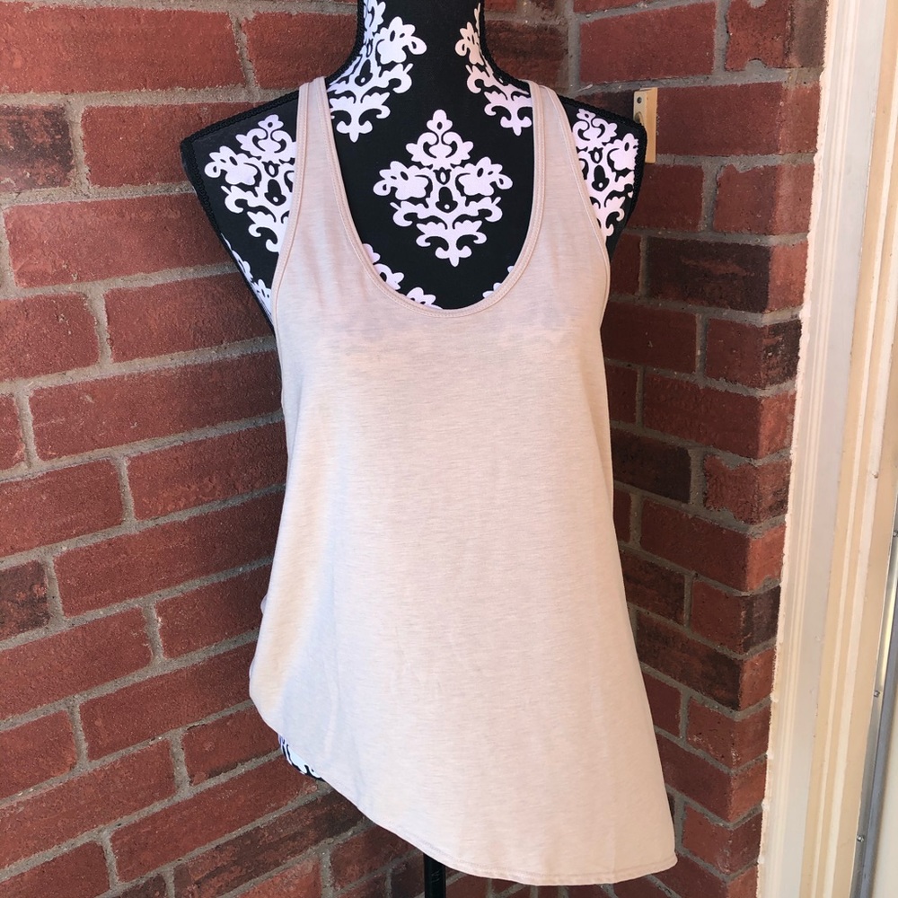 NWT DYI Cream Colored Muscle Tee